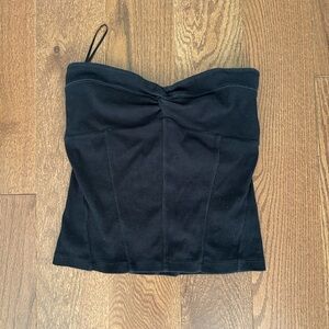 Black Free People strapless top